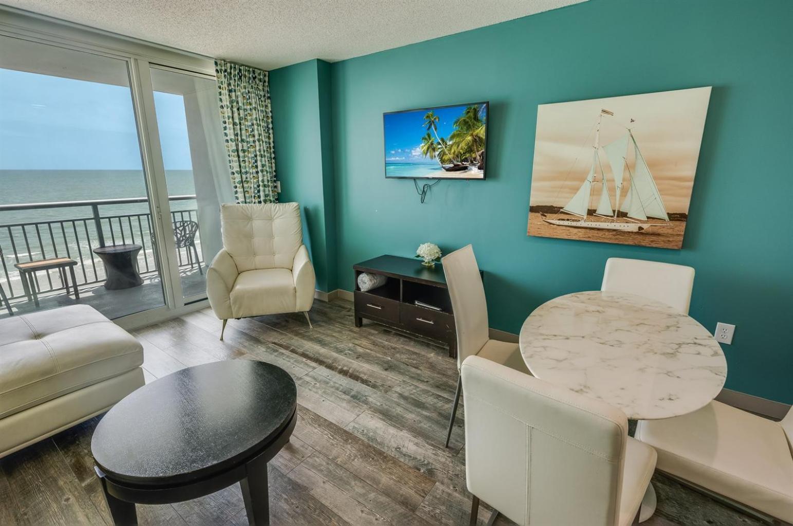 Appartement New Modern, Direct Oceanfront, Boardwalk, Views! à Myrtle Beach Extérieur photo